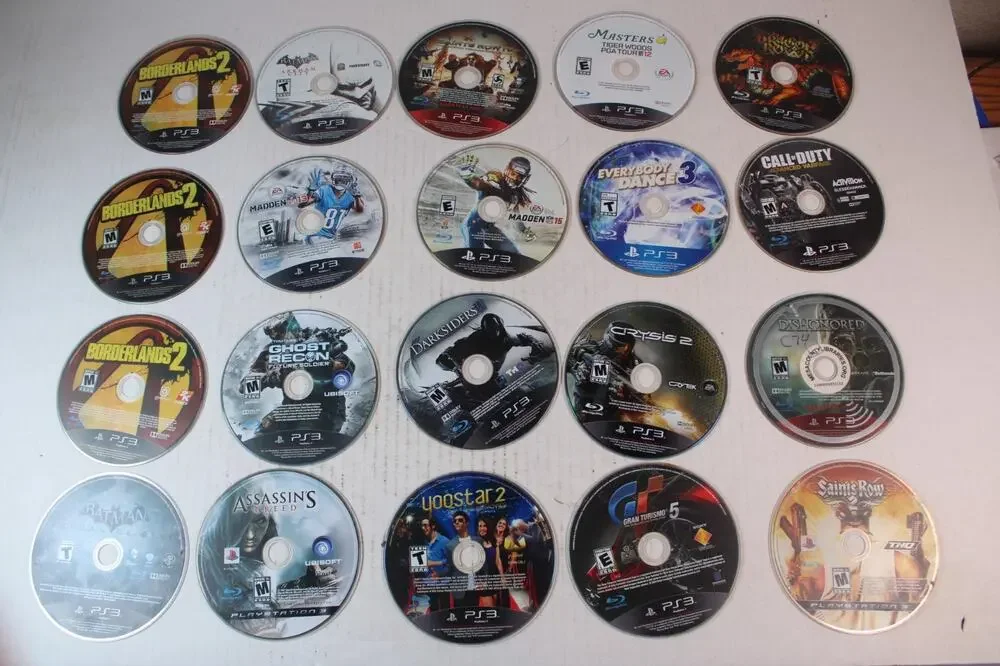 20 game lot/bundle: Sony Playstation 3, PS3, Game discs only, not tested LG2